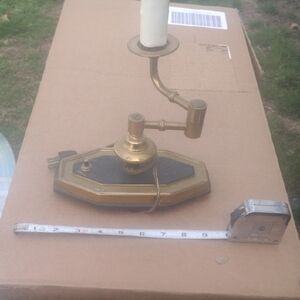 Ainsley#803 Solid Brass&Cast Iron Table lamp(1950's)
